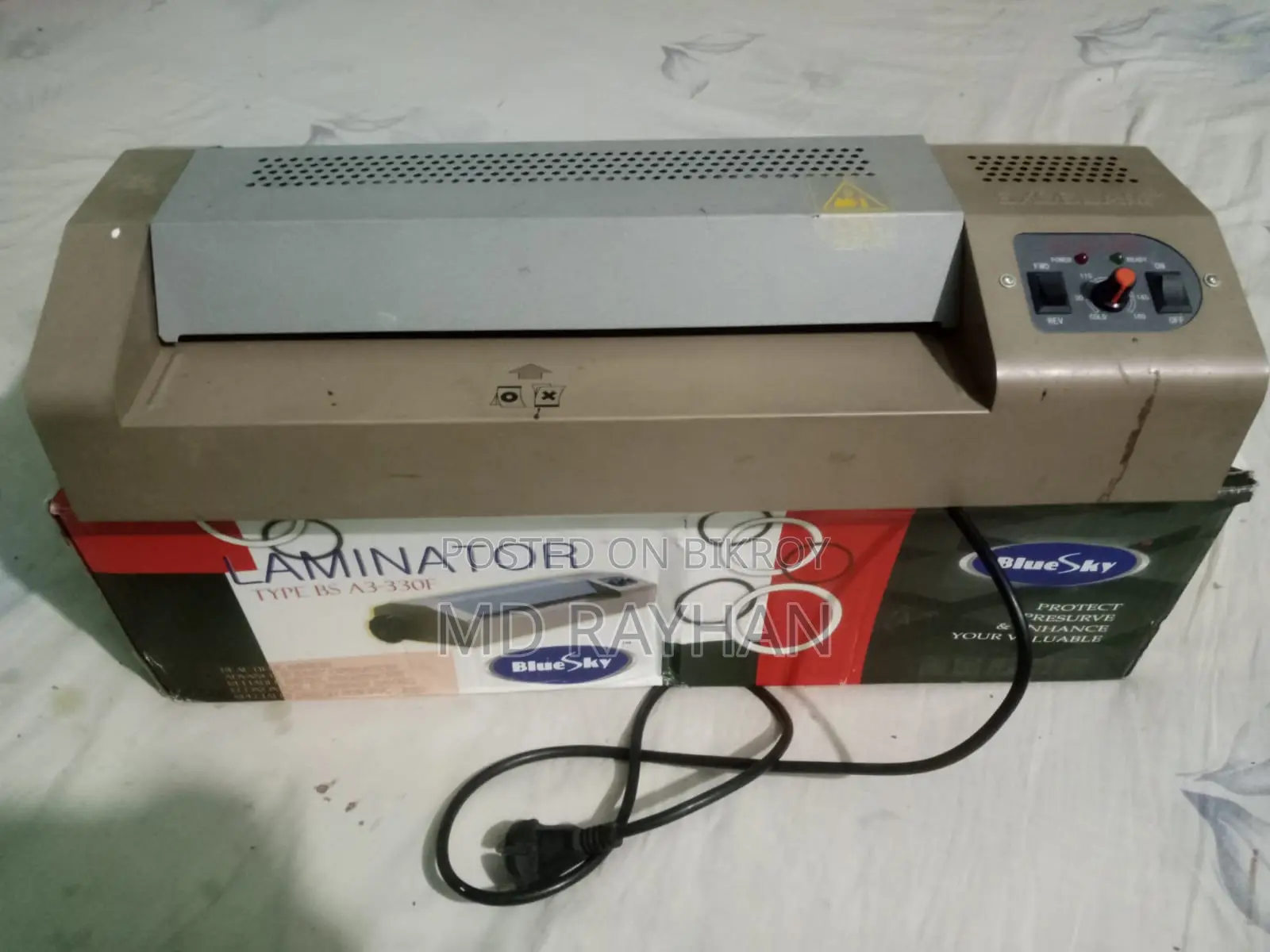 BlueSky A3 Laminator Machine for sale