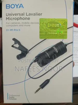 Microphone - BOYA BY-M1Pro. নতুন,  ১০০% অরিজিনাল এবং ভালো প্রোডাক্ট।