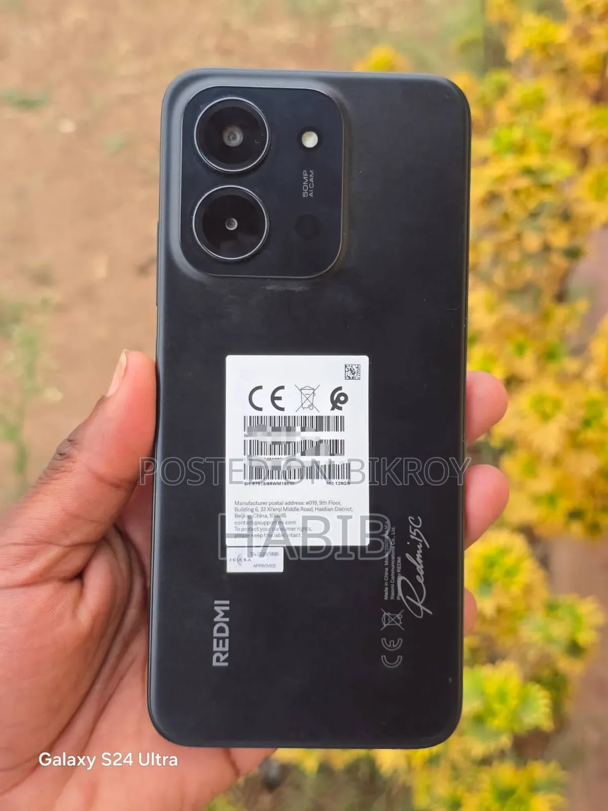 Xiaomi Redmi 15C 128 GB Black