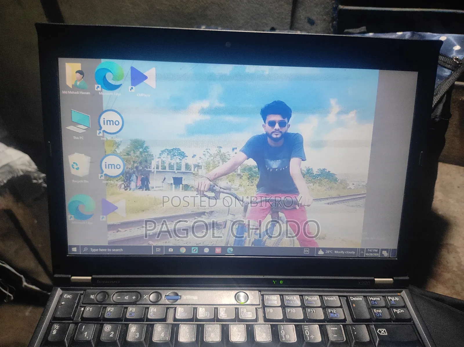 Laptop Lenovo ThinkPad X220 4GB Intel Core i5 HDD 128GB
