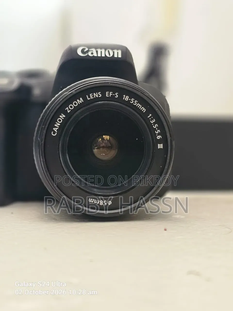 জরুরী বিক্রি: Canon 800D DSLR Camera (Singapore Variant)