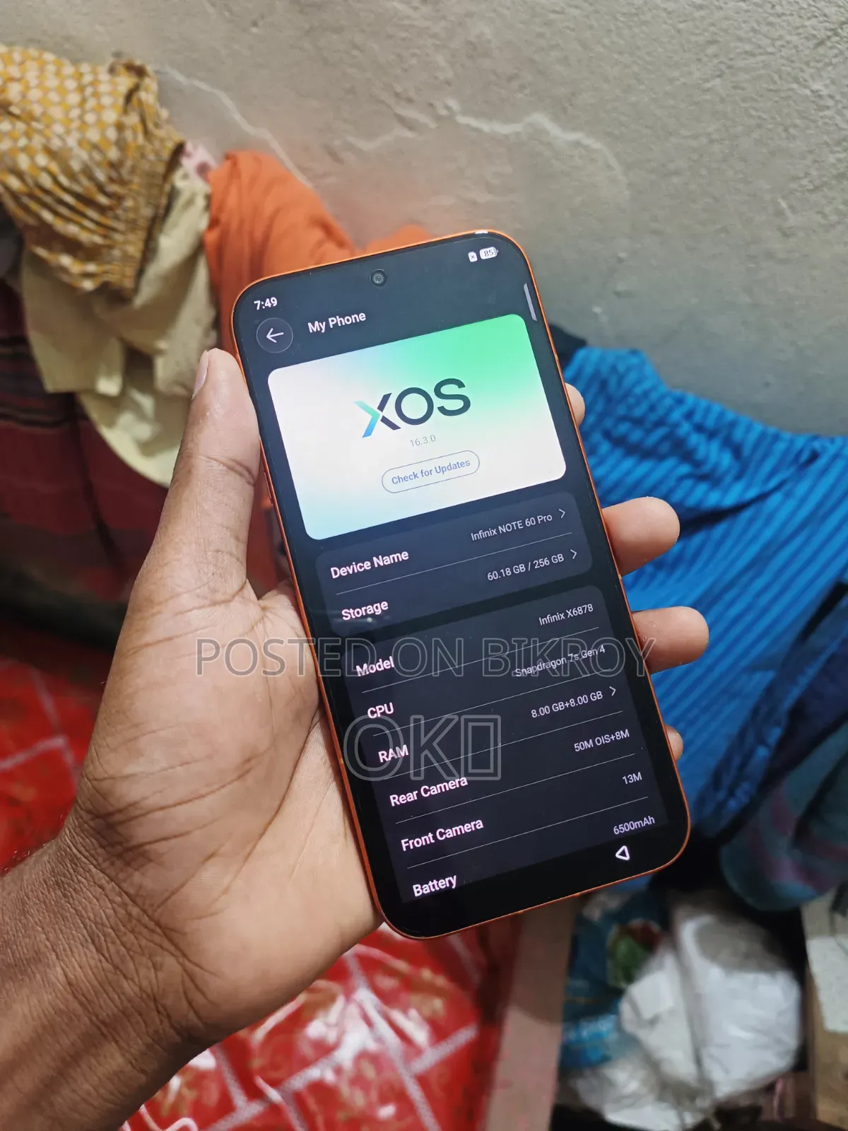 Infinix Note 60 Pro 256 GB Gold