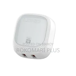 Ldnio A2512q 18w Qc3.0 Dual USB Fast Charger