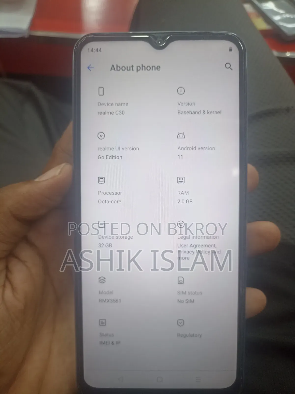 Realme C30 32 Blue