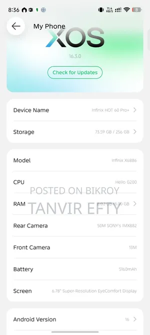 Infinix Hot 60 Pro+ 256 GB Purple