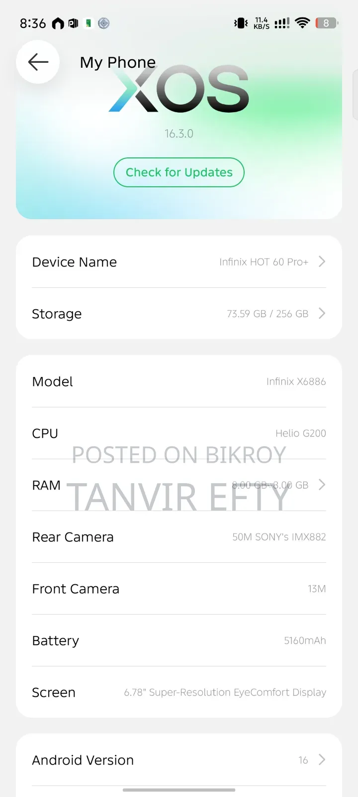 Infinix Hot 60 Pro+ 256 GB Purple