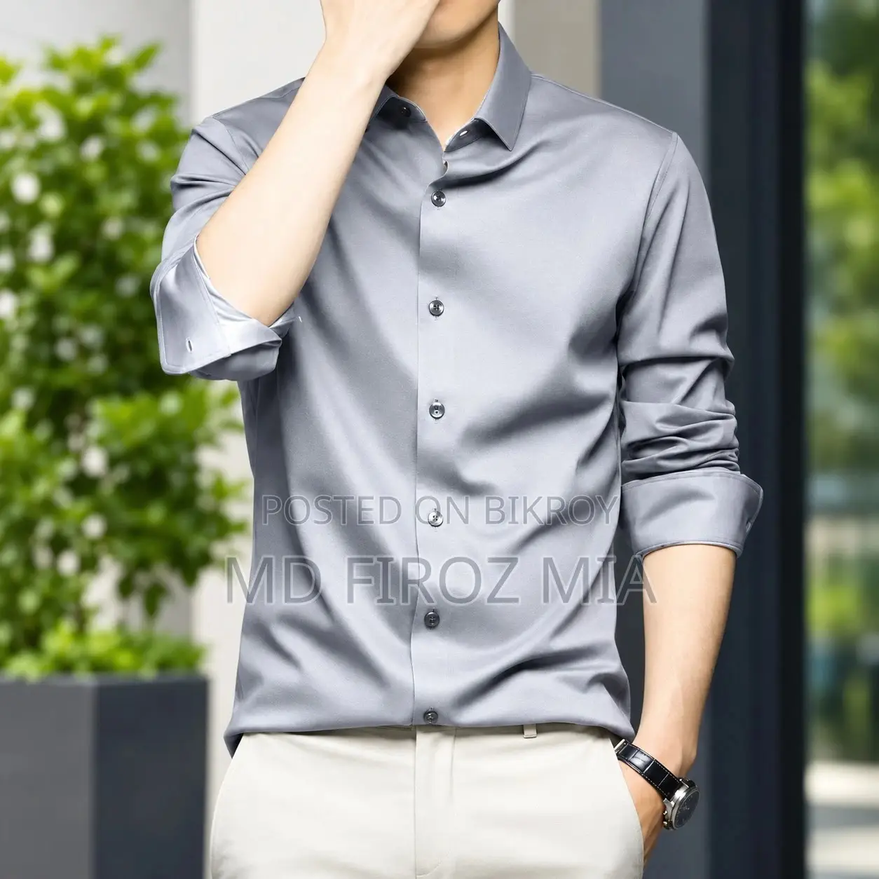 China Stitch Formal Shirt Multicolor