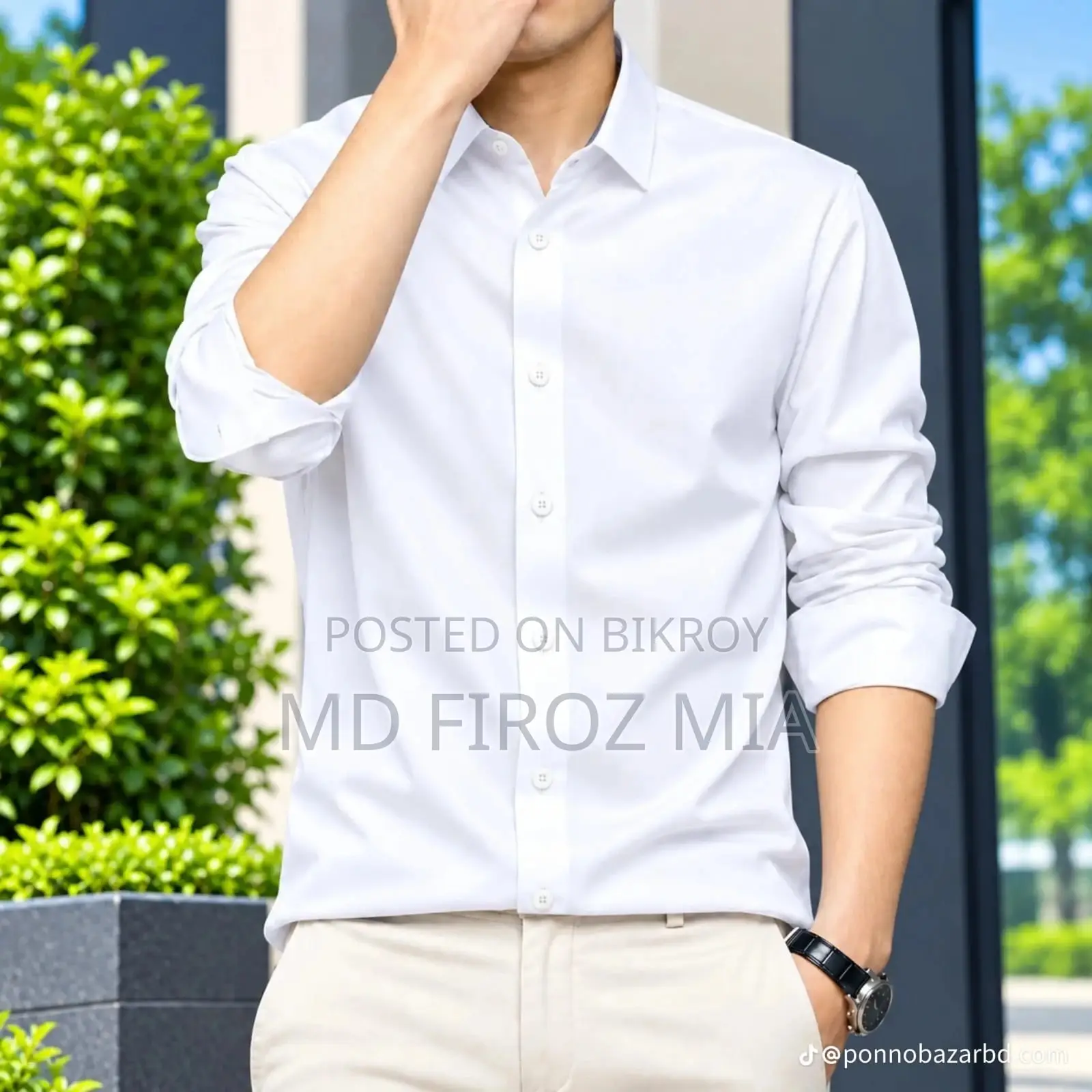 China Stitch Formal Shirt Multicolor