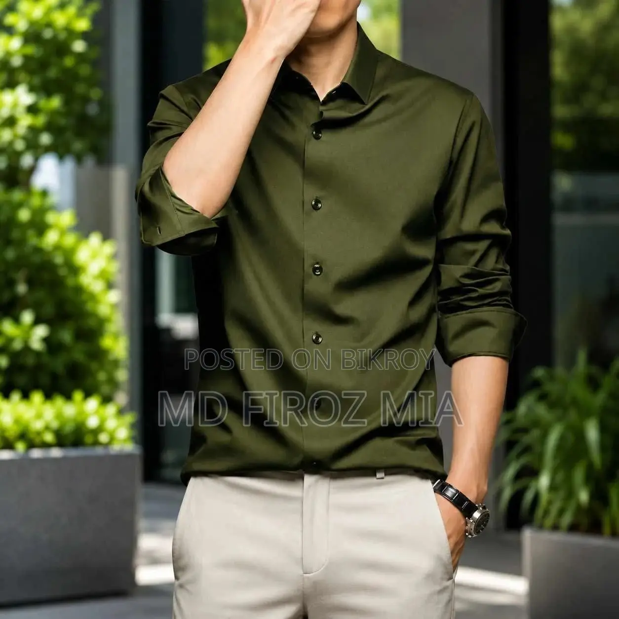 China Stitch Formal Shirt Multicolor