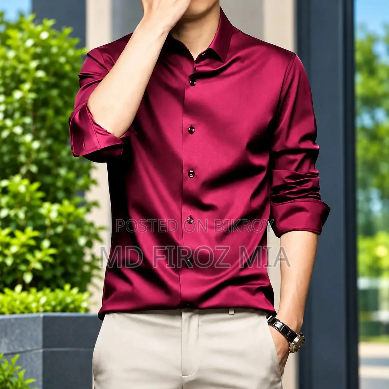 China Stitch Formal Shirt Multicolor