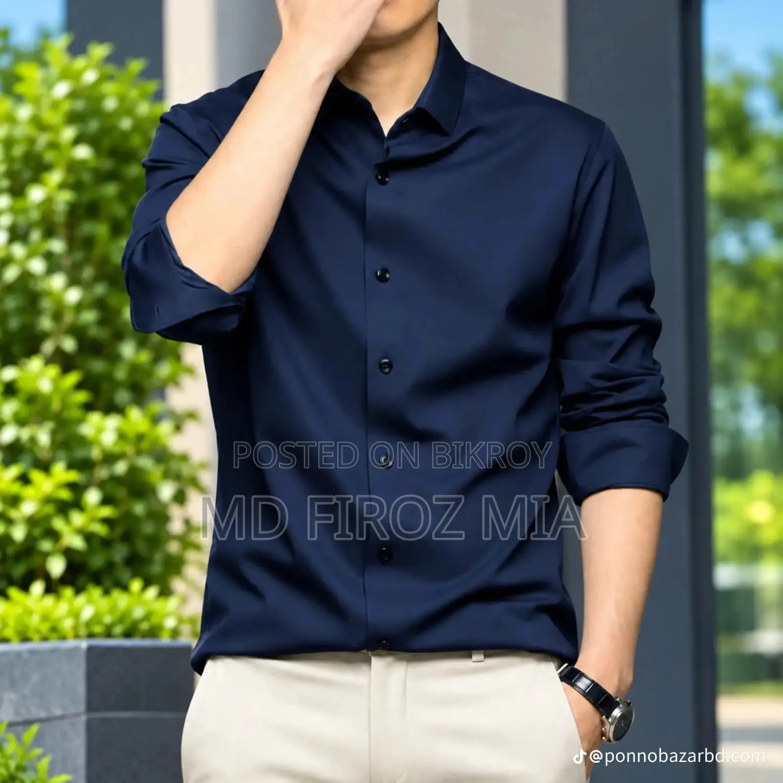China Stitch Formal Shirt Multicolor