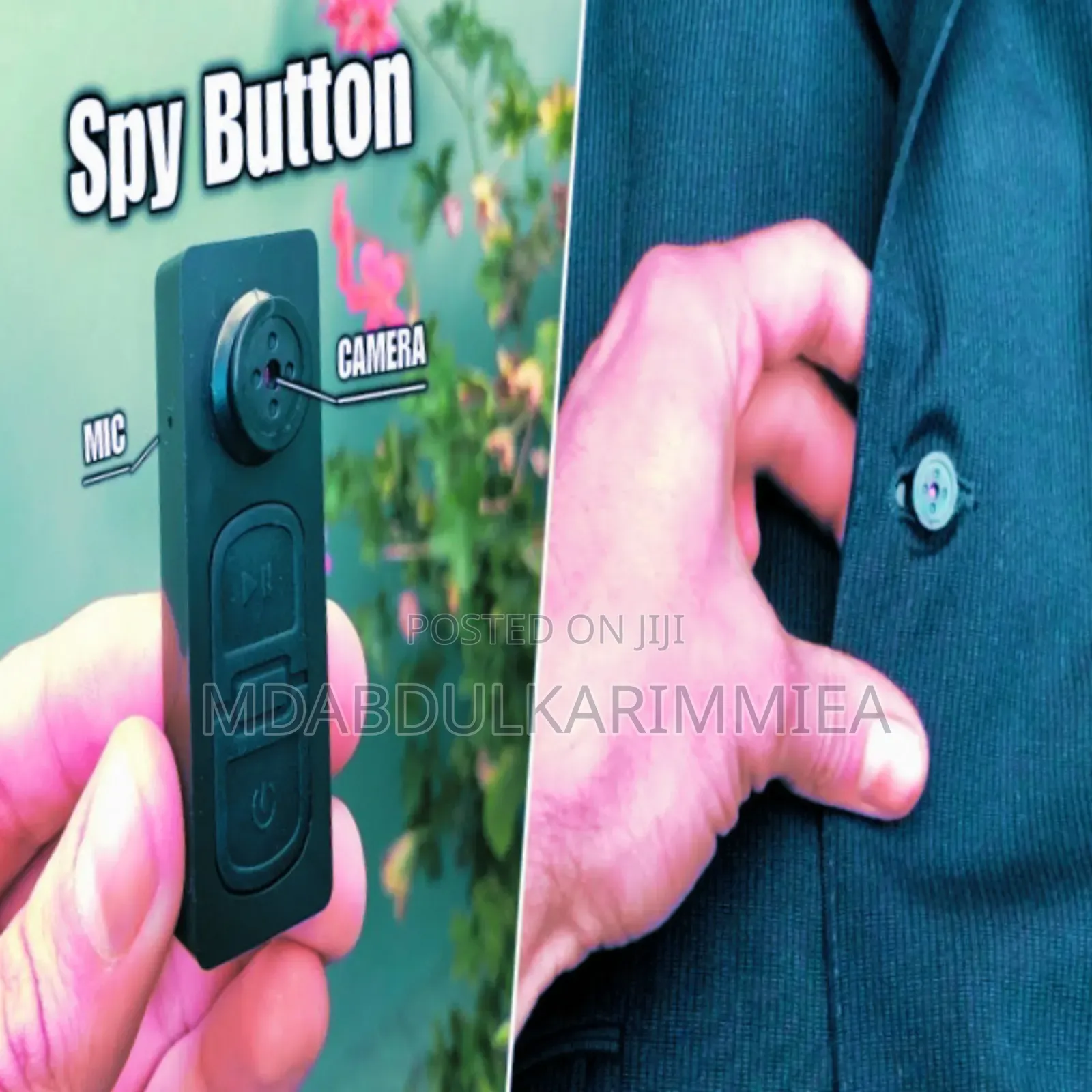 Spy Camera Wired HD Audio and Video Recorder 720p Hidden