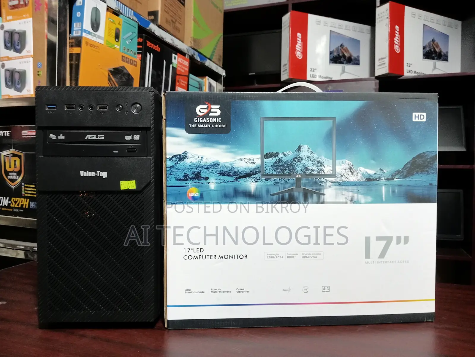 Desktop Computer Asus 4GB Intel Core i5 SSD 128GB