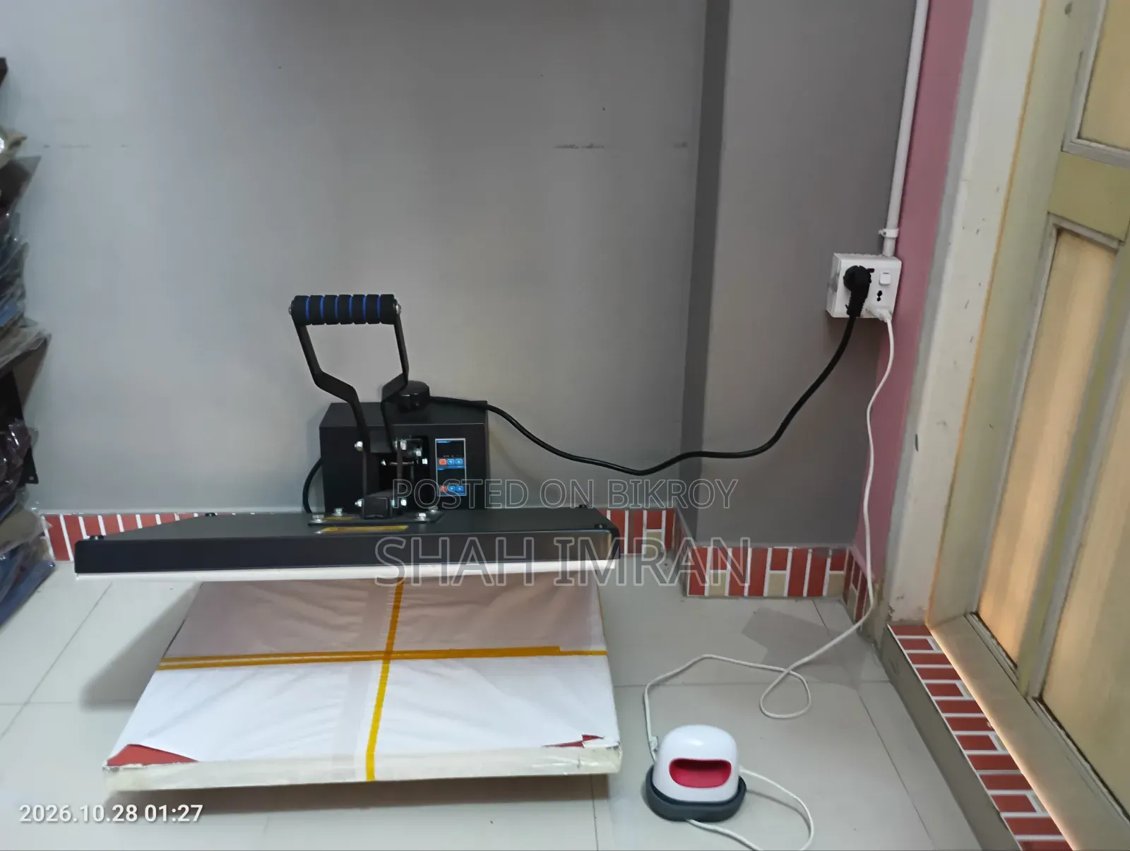 DTF Heat Press Machine With Tag Print