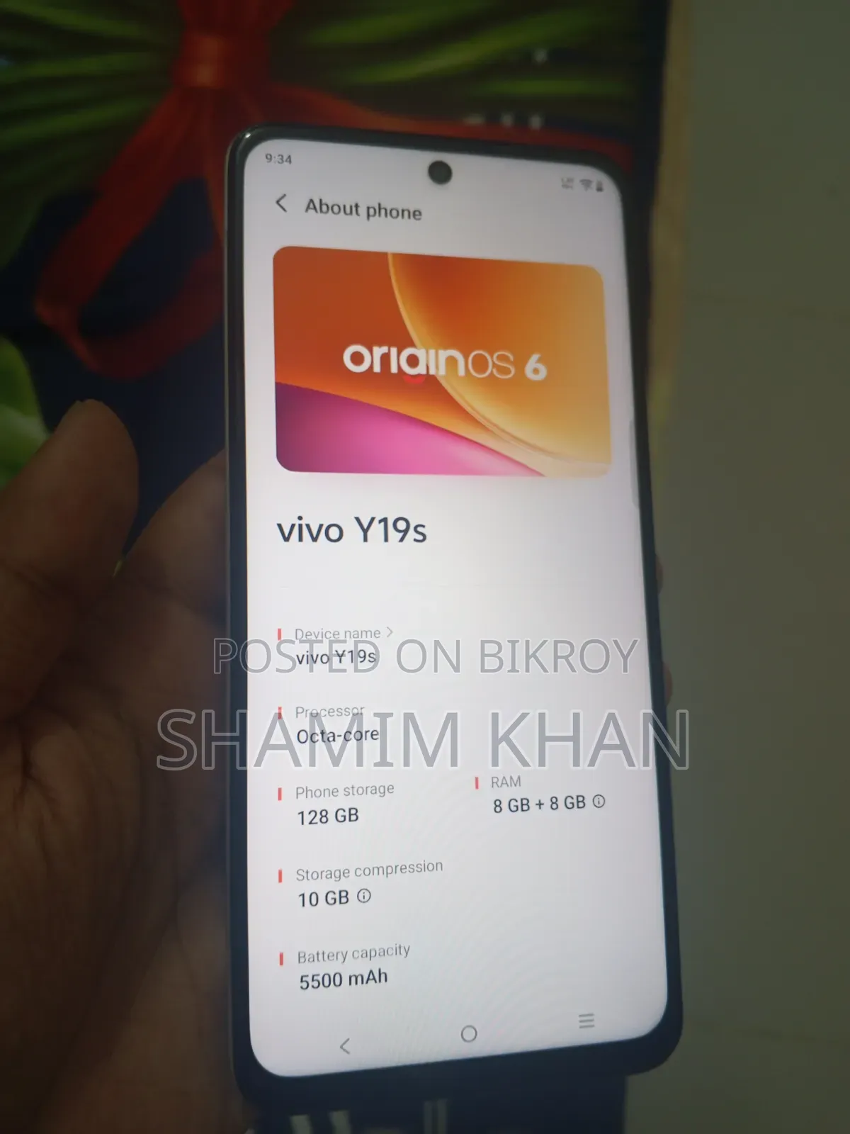 Vivo Y19s 128 GB White
