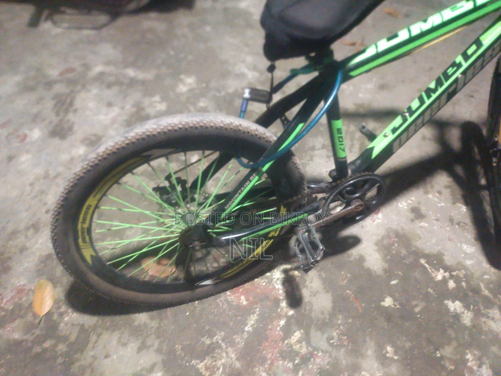 A bicycle will be sold