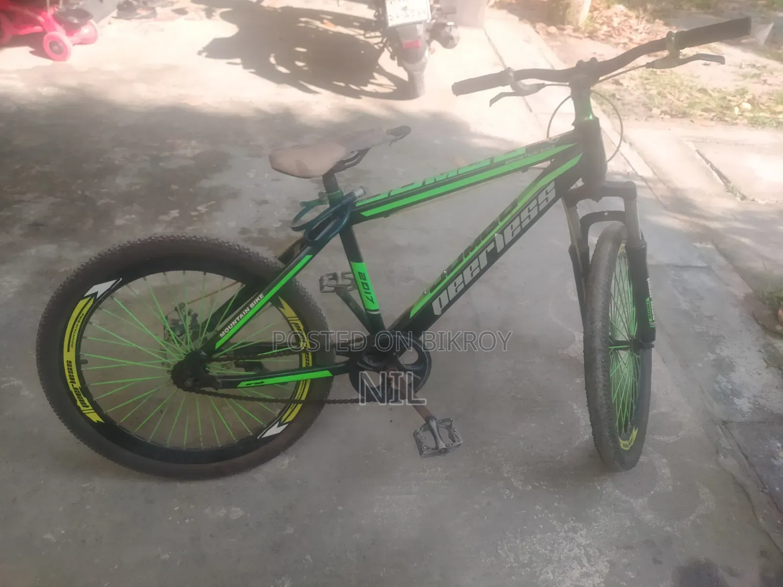 A bicycle will be sold
