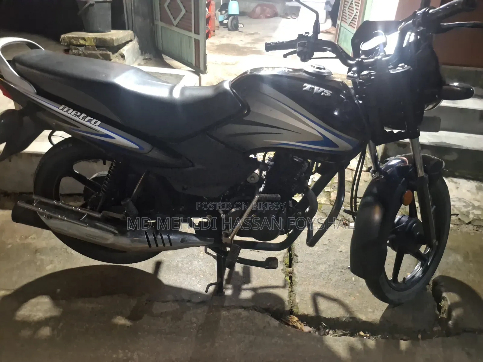 TVS Metro 2022 কালো