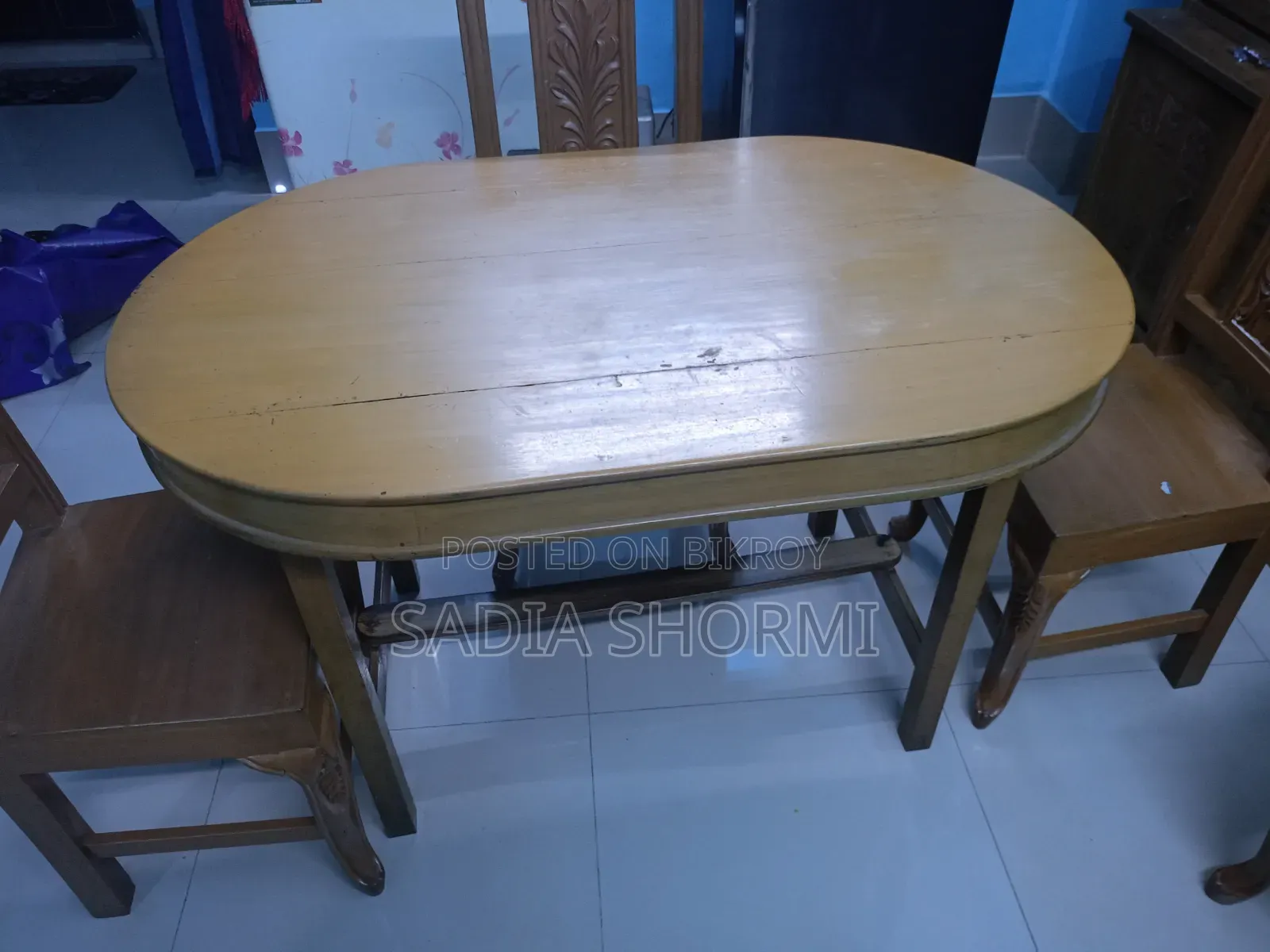 4 Seater Wooden Dining Table Set / 4 Seater Wooden Dining Table Set