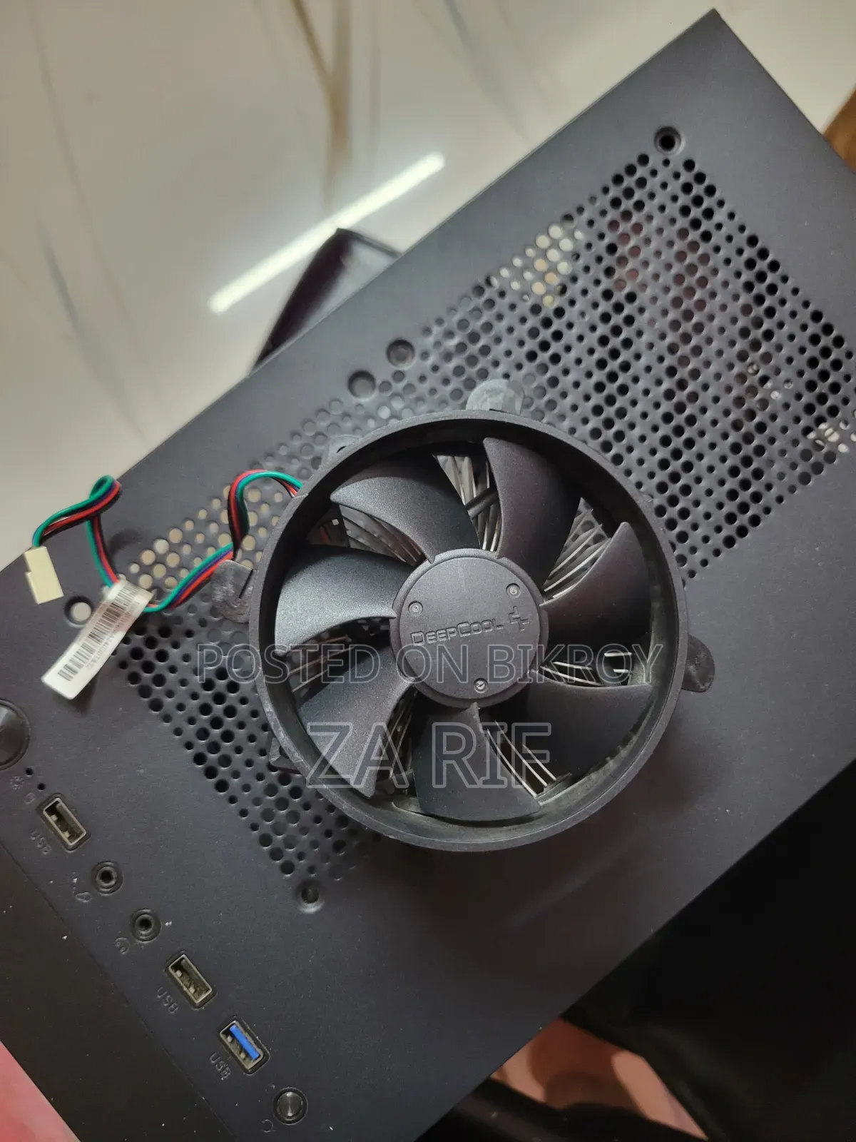 Casing PSU and CPU Cooler