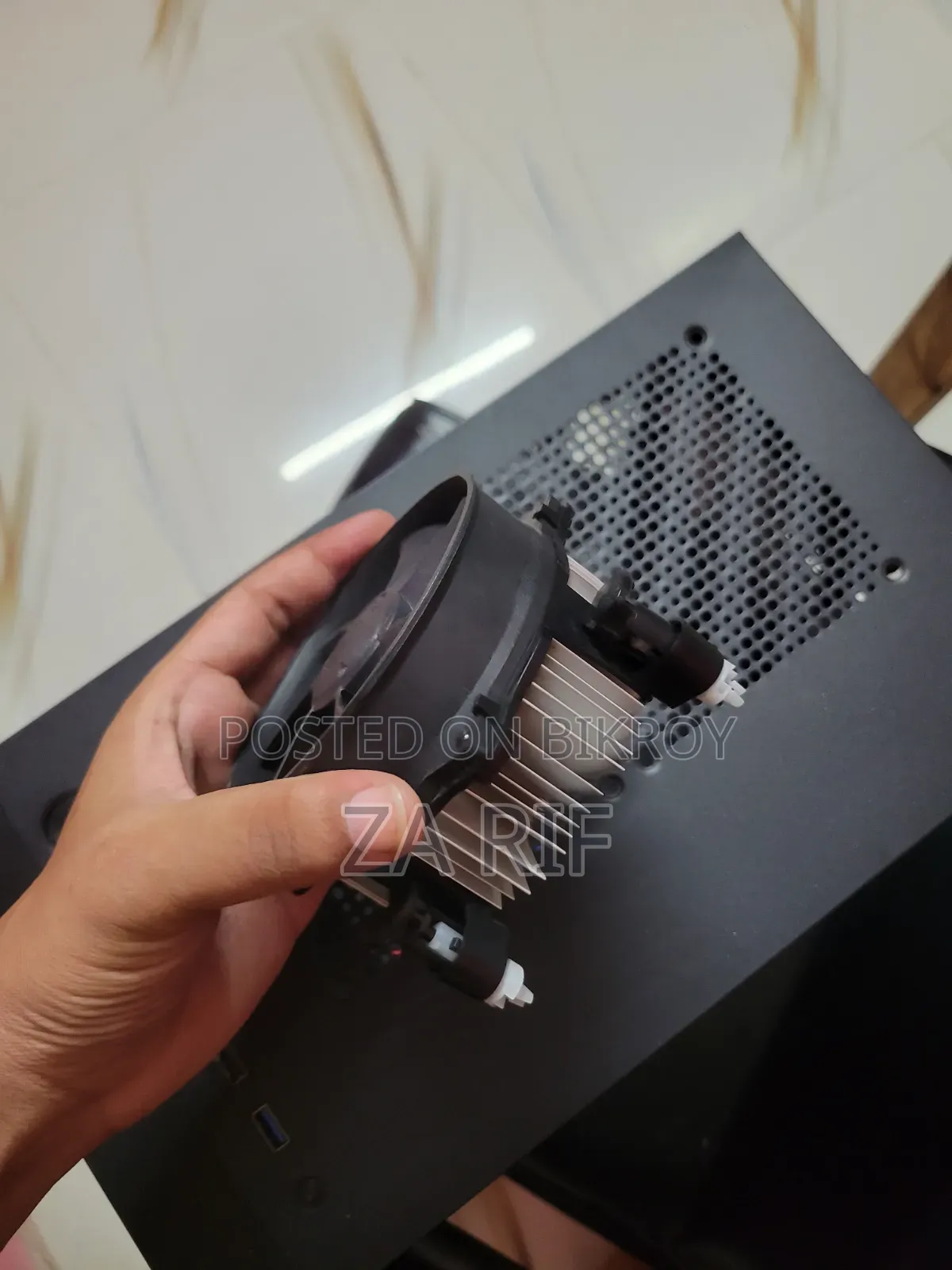 Casing PSU and CPU Cooler
