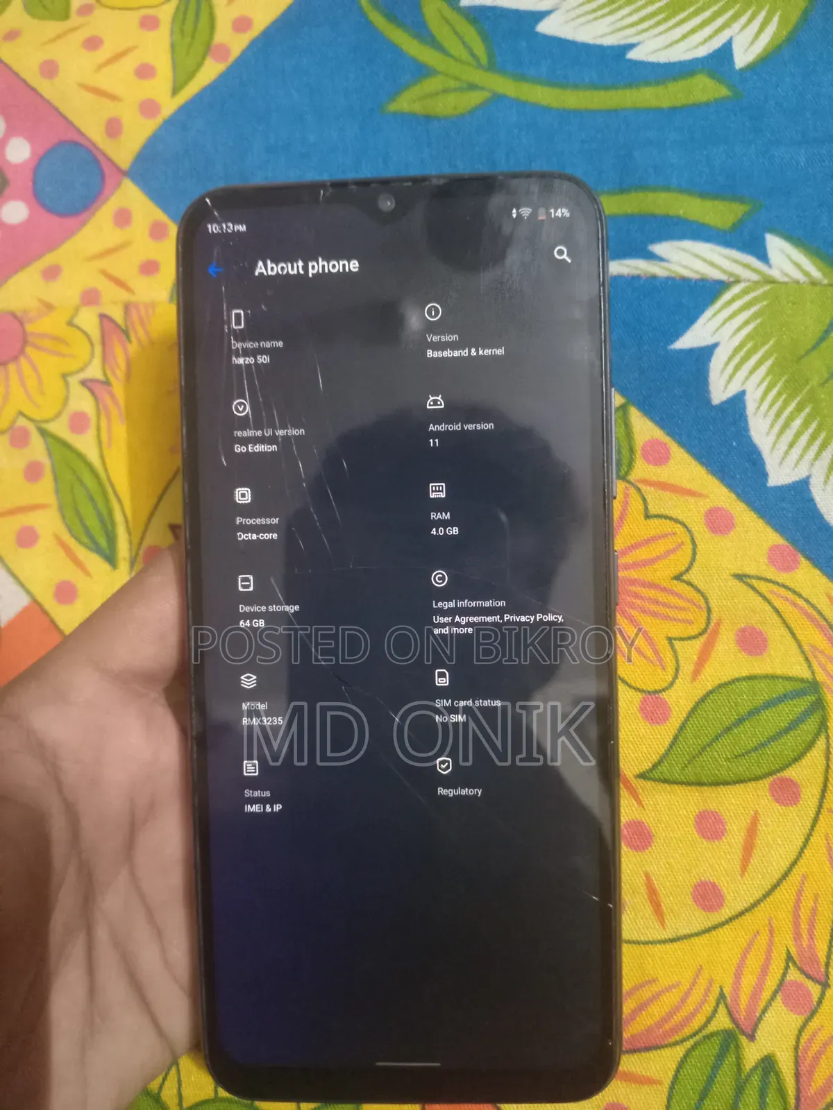 New Realme Narzo 50i 64 GB Black