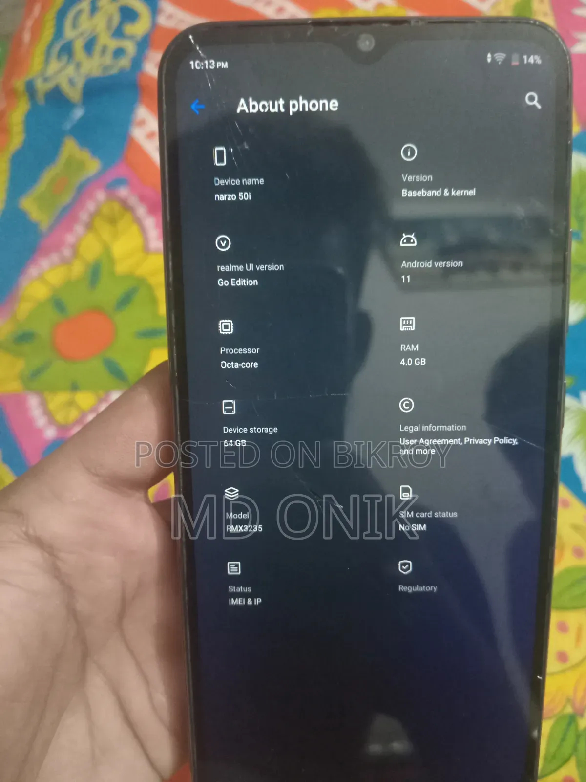 New Realme Narzo 50i 64 GB Black