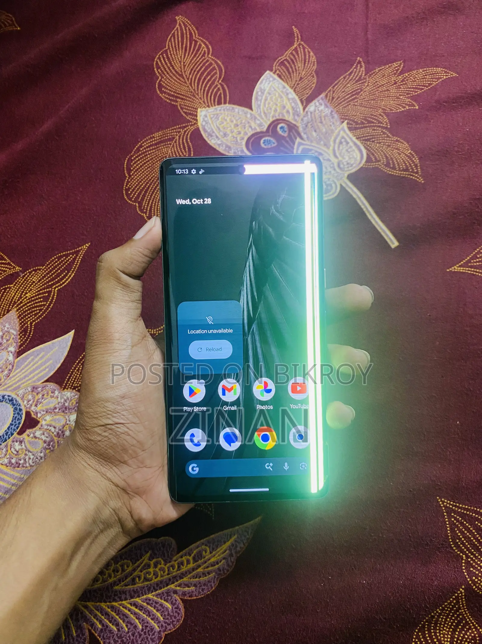 গুগল পিক্সেল ৭ প্রো ১২৮ জিবি কালো