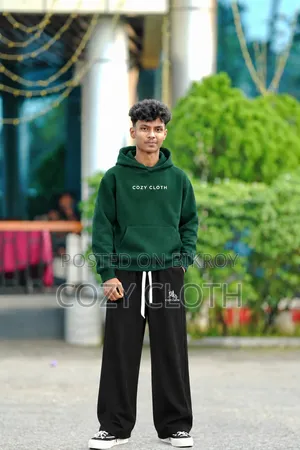 Drop Shoulder Rip Hoodie and Korean Baggy Pant Combo Now Available🥶🔥