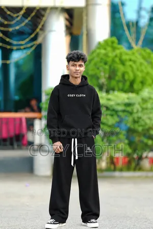 Drop Shoulder Rip Hoodie and Korean Baggy Pant Combo Now Available🥶🔥
