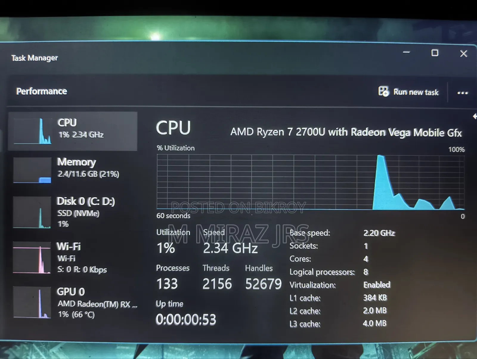 Laptop Lenovo Ideapad 3 12GB AMD Ryzen 7 SSD 512GB
