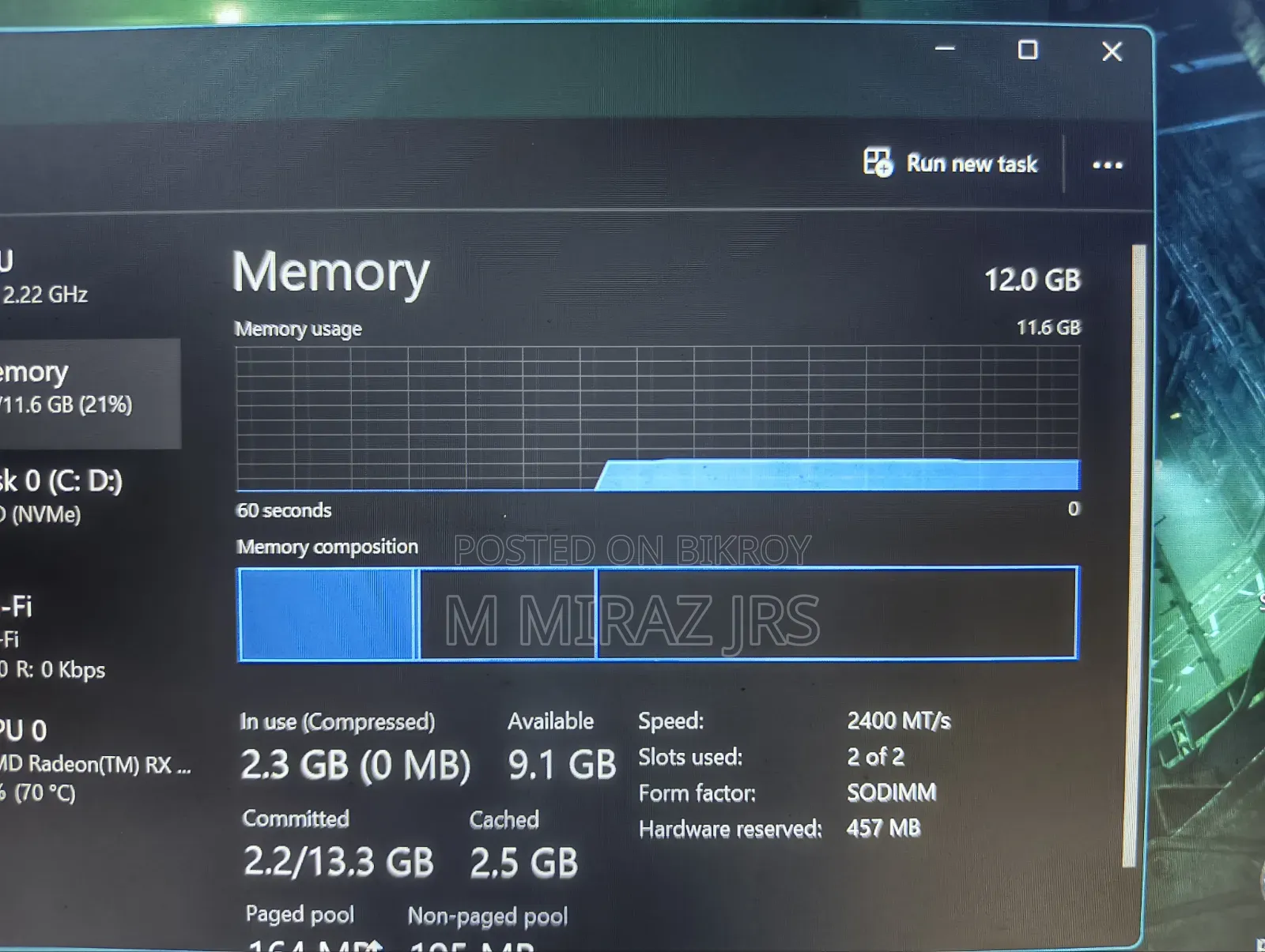 Laptop Lenovo Ideapad 3 12GB AMD Ryzen 7 SSD 512GB