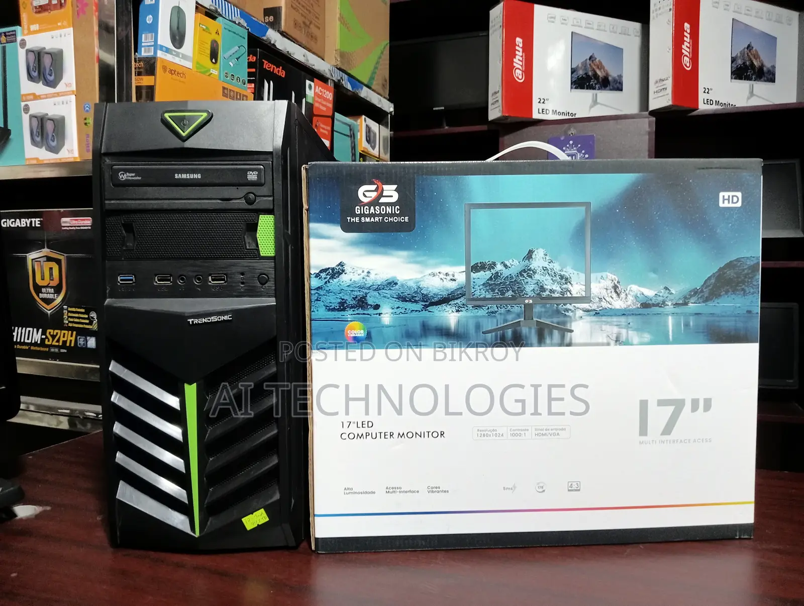 Desktop Computer MSI model 4GB Intel Core i7 HDD 500GB