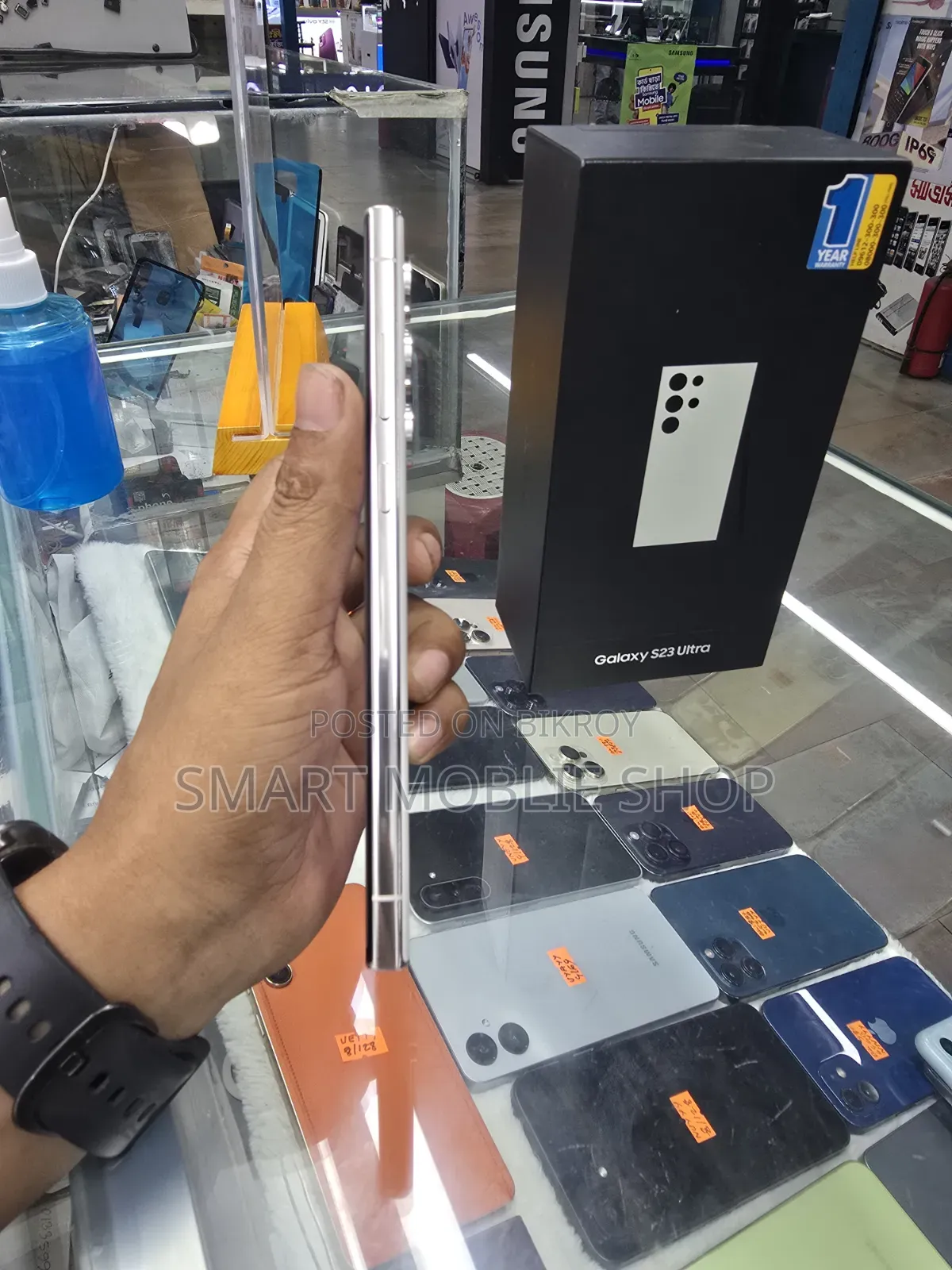 নতুন স্যামসাং গ্যালাক্সি এস২৩ আল্ট্রা ৫১২ জিবি সিলভার