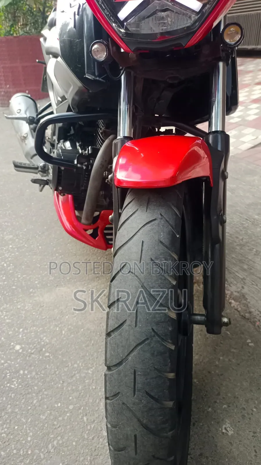 New TVS Raider 125 2022 Red