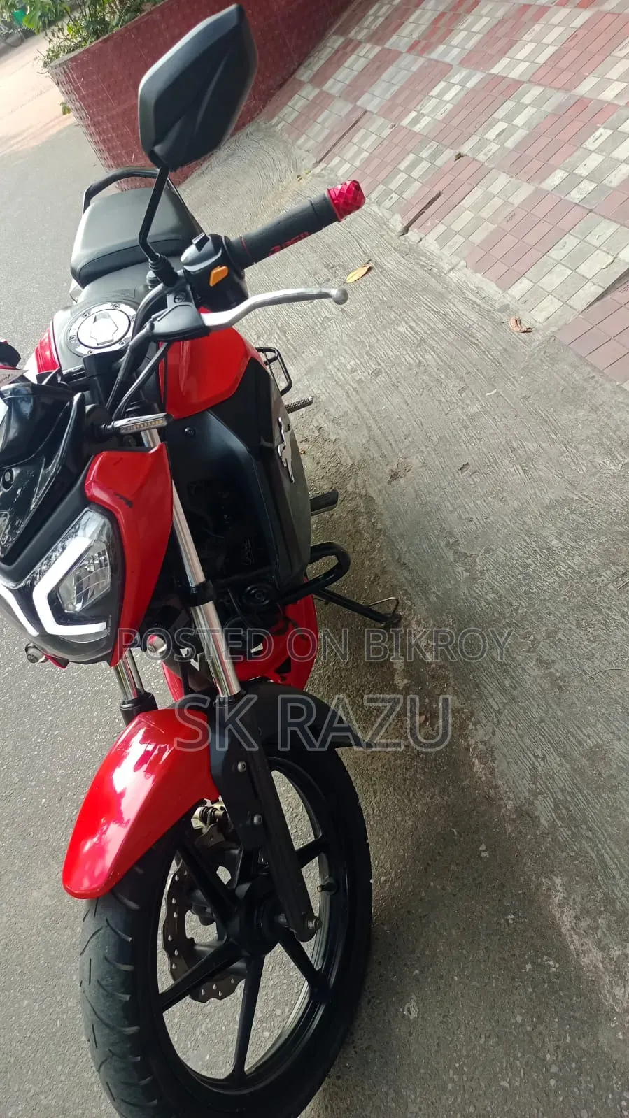 New TVS Raider 125 2022 Red