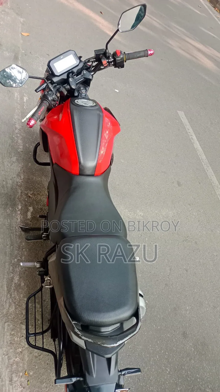 New TVS Raider 125 2022 Red