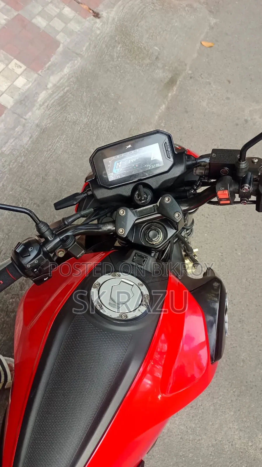 New TVS Raider 125 2022 Red