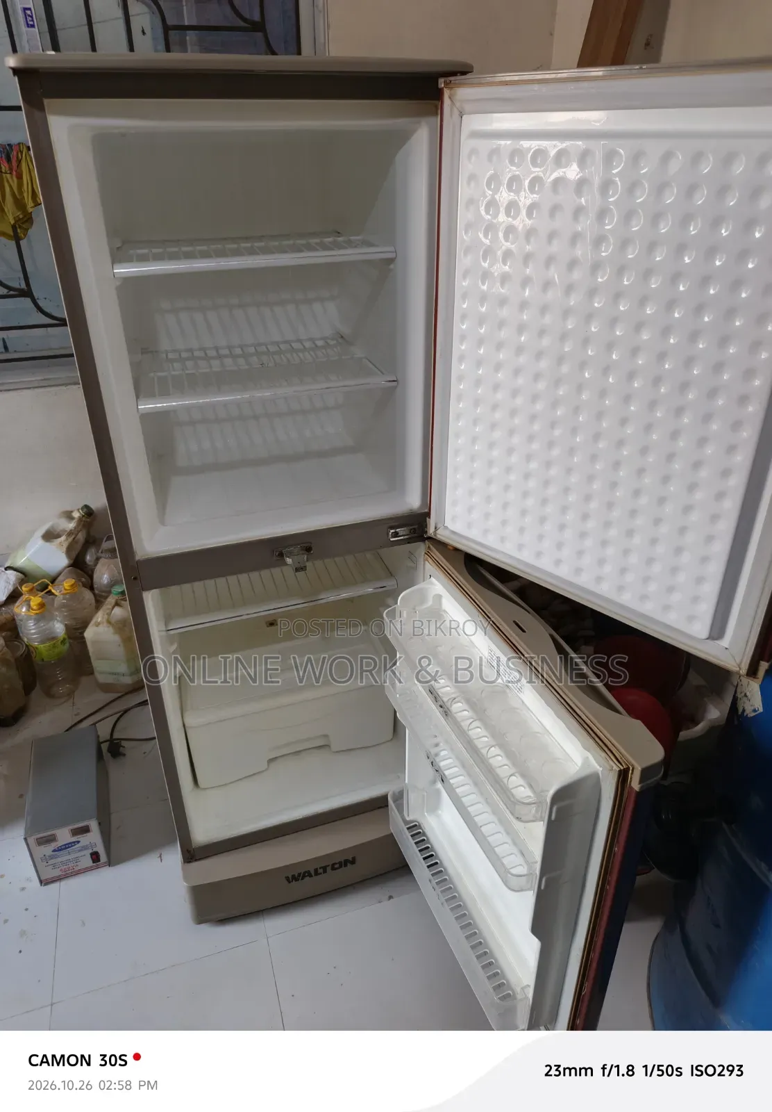 Walton Fridge Available with Stabilizer