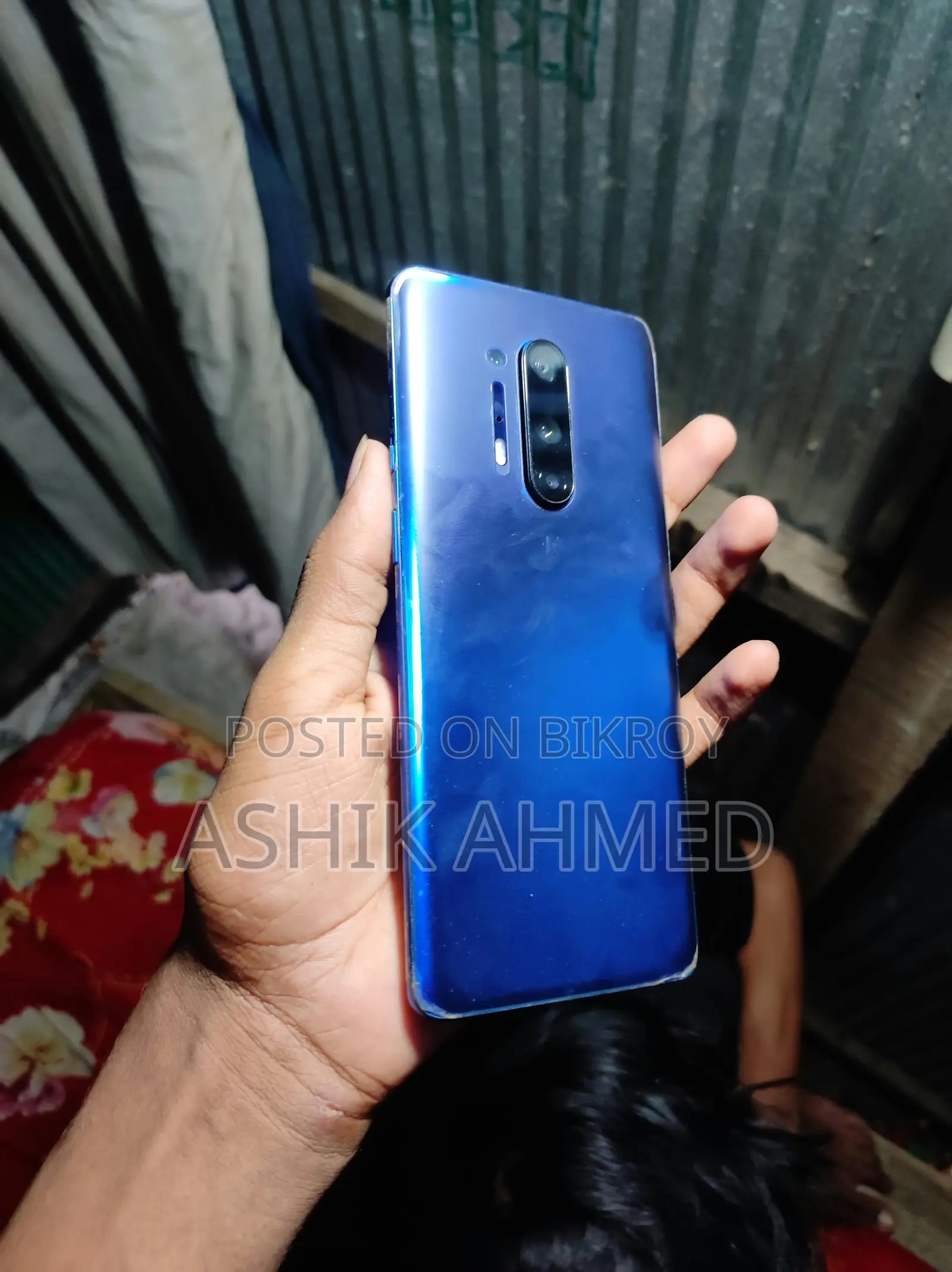 ওয়ানপ্লাস ৮ প্রো ১২৮ জিবি নীল