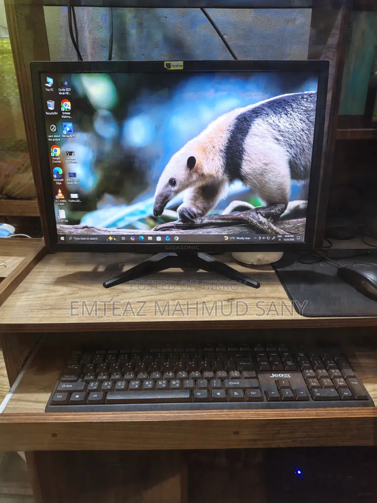 Desktop Computer 3XS Edge Glacier 8GB Intel Core i3 SSD 128GB