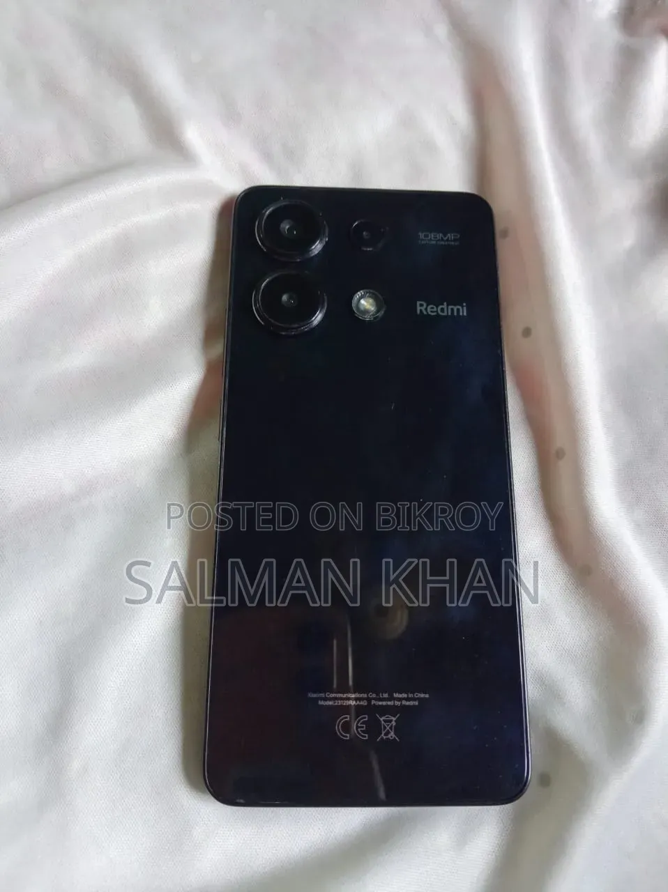 শাওমি রেডমি নোট ১৩ ২৫৬ জিবি ব্ল্যাক
