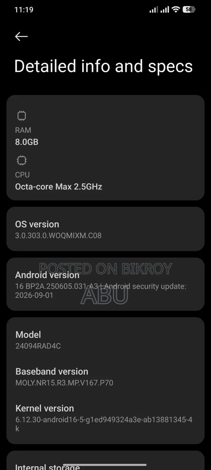 Xiaomi Redmi Note 14 5G 256 GB Black