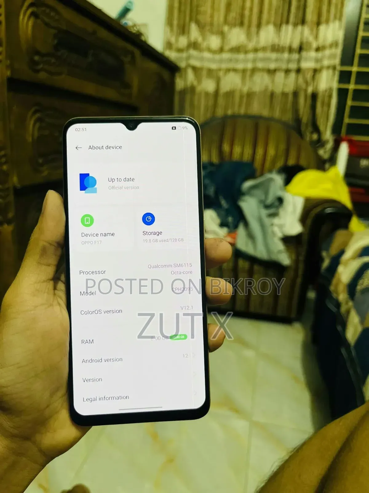 Oppo F17 128 GB Orange