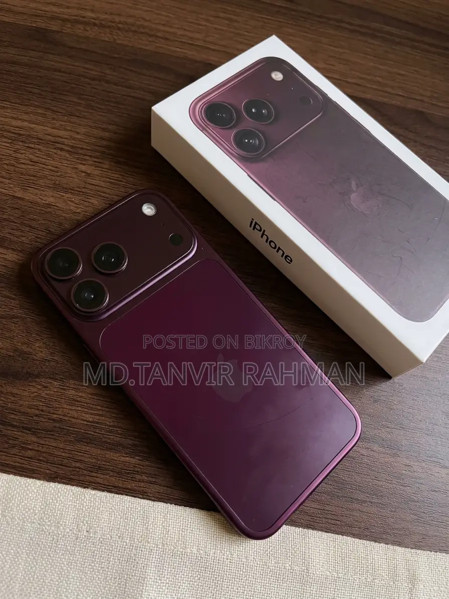 নতুন অ্যাপল আইফোন ১৮ প্রো ম্যাক্স ২৫৬ জিবি