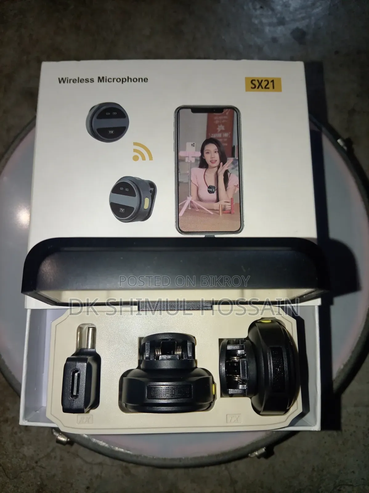 Wireless Microphone Hi-Fi Audio