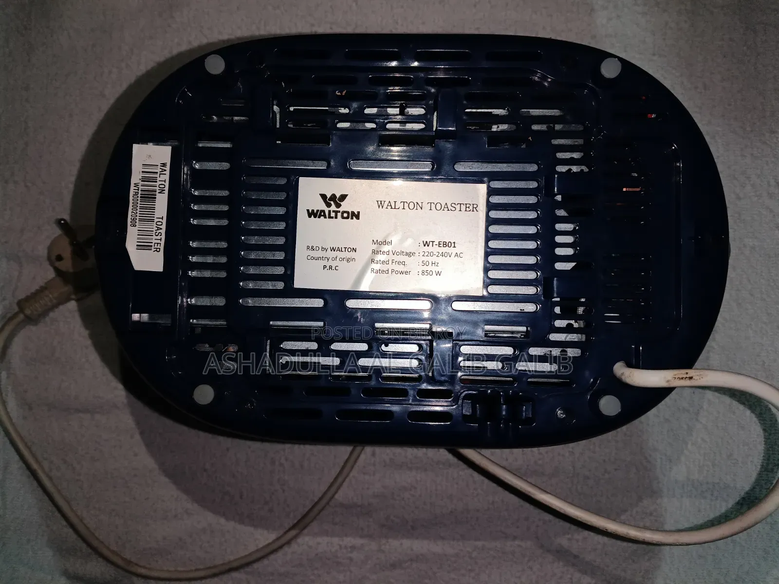 Walton Toaster for sale – Used only 2 times