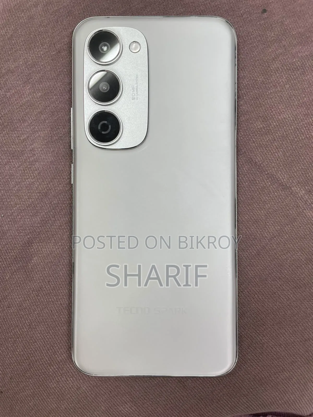 টেকনো স্পার্ক ৪০ প্রো+ ২৫৬ জিবি সিলভার
