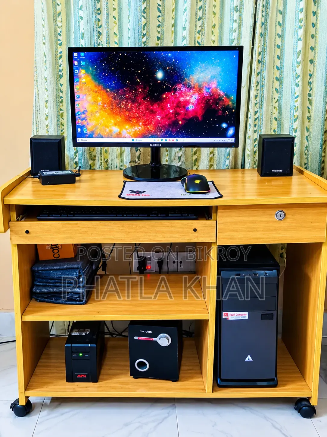 Desktop Computer Asus 8GB Intel Core i3 SSD 128GB