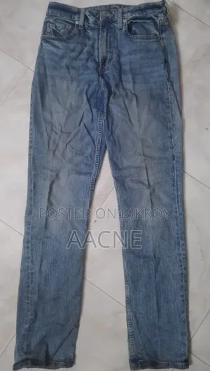 Slim Straight Denim Jeans
